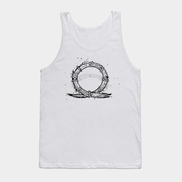 Omega, God of war PS 4 Tank Top by Aloenalone